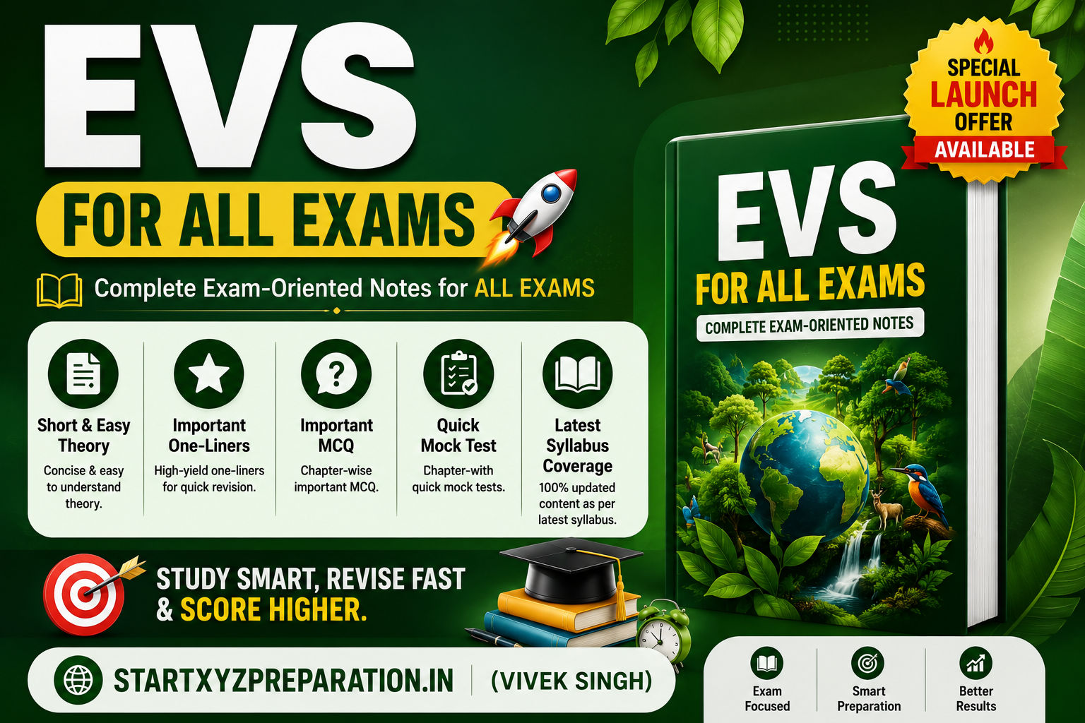 EVS FOR ALL EXAMS